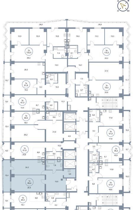 квартира г Сургут тракт Югорский 43 27А фото 4