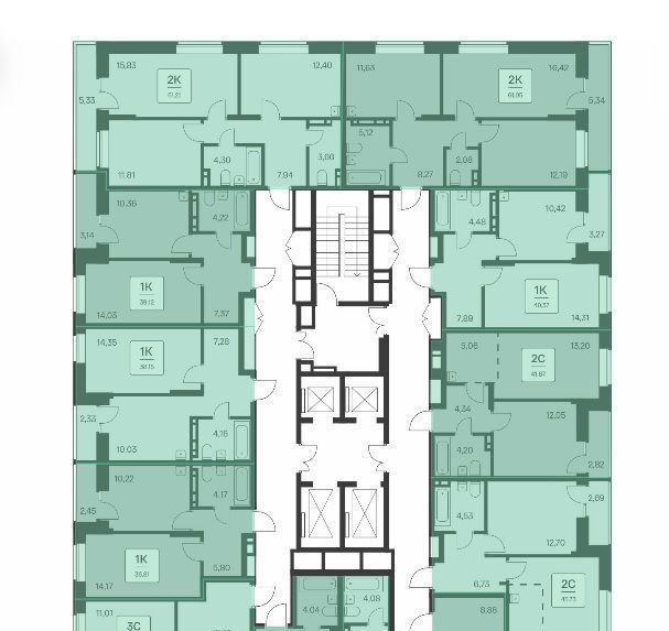 квартира г Новосибирск Заельцовская ул Игарская 19/3 фото 2