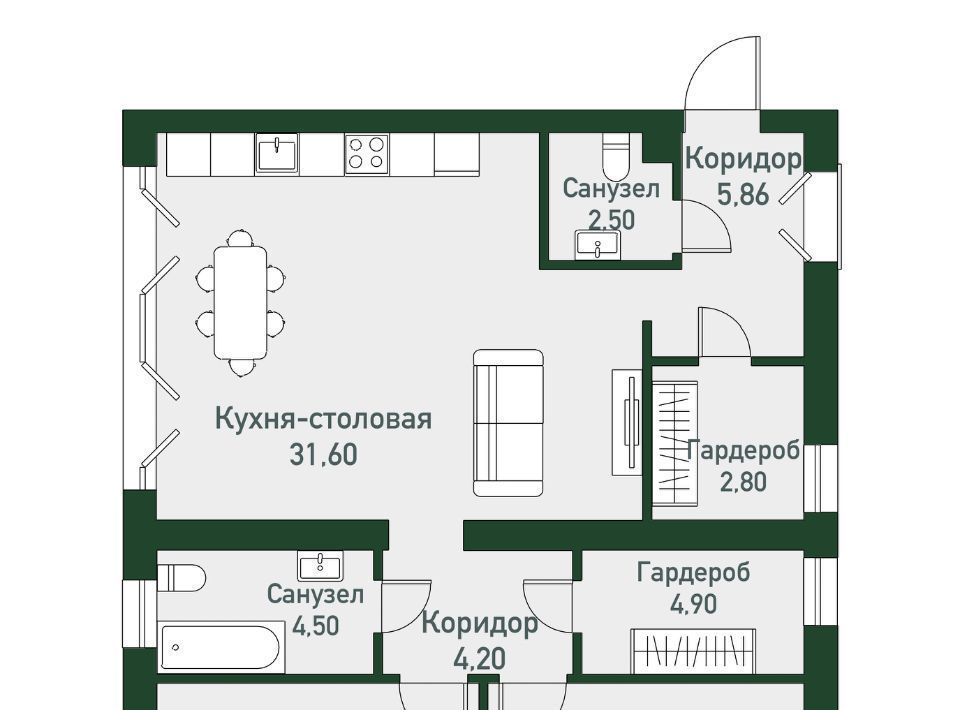 квартира р-н Сосновский п Западный р-н мкр Привилегия Кременкульское с/пос фото 1