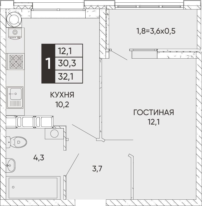 квартира г Ростов-на-Дону р-н Кировский ул Левобережная 12 фото 1