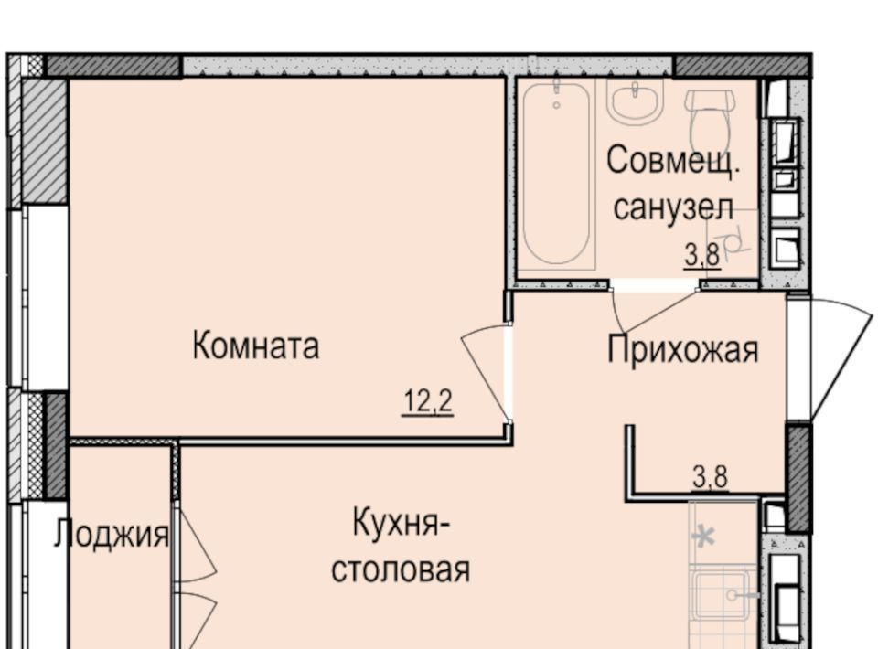 квартира г Ижевск р-н Индустриальный Карлутский ЖК «Скандинавия» 7 жилрайон, 3-й мкр фото 1