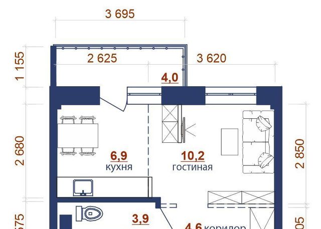 квартира г Иркутск р-н Правобережный ЖК «Художник» фото