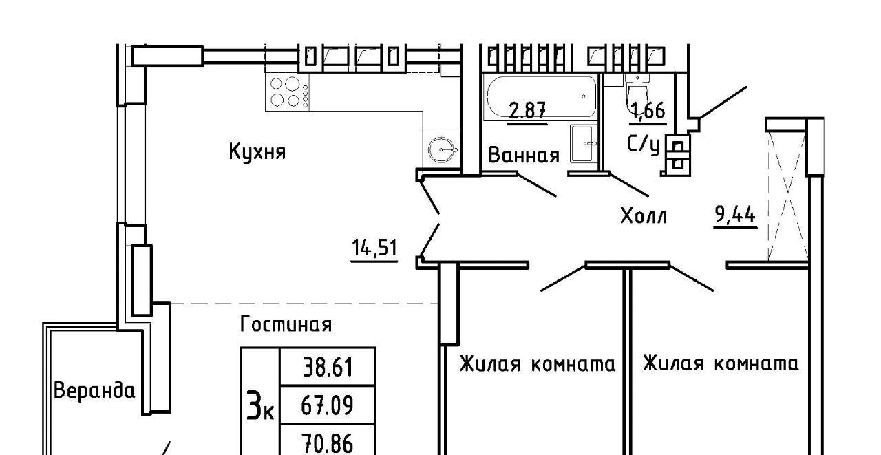 квартира г Ростов-на-Дону р-н Железнодорожный ул Магнитогорская 2 фото 1