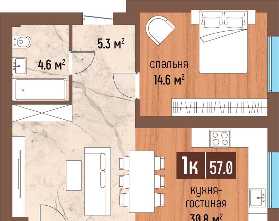 квартира р-н Светлогорский г Светлогорск ул Ольховая 32к/4 фото 1