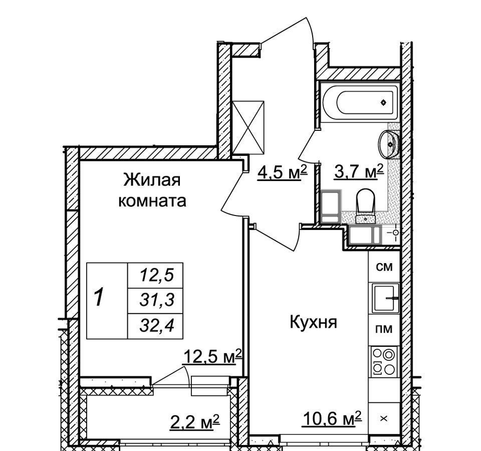 квартира г Нижний Новгород р-н Советский ул. Мечтателей/Новокузнечихинская, д. 8 фото 1