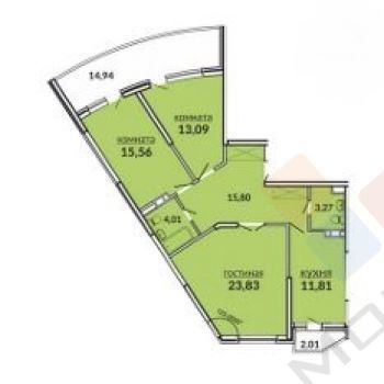 квартира г Краснодар ул Командорская 3к/2 фото 4