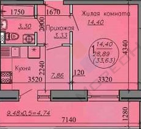 квартира г Краснодар ул Городская 1 Прикубанский округ фото 13