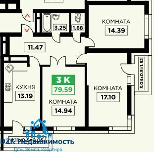 квартира г Краснодар ул Домбайская 57 фото 6