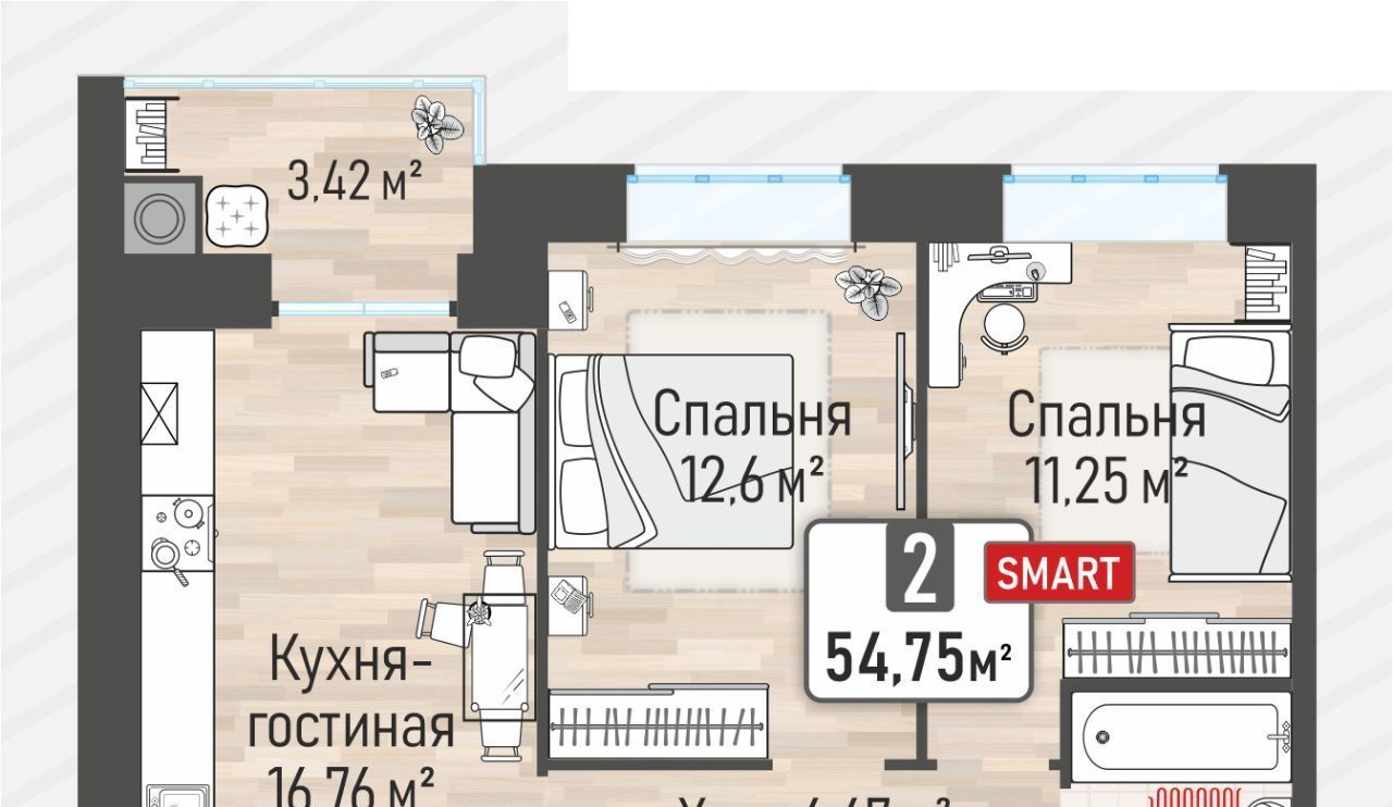 квартира р-н Рыбновский г Рыбное Жилой Мега кв-л фото 1