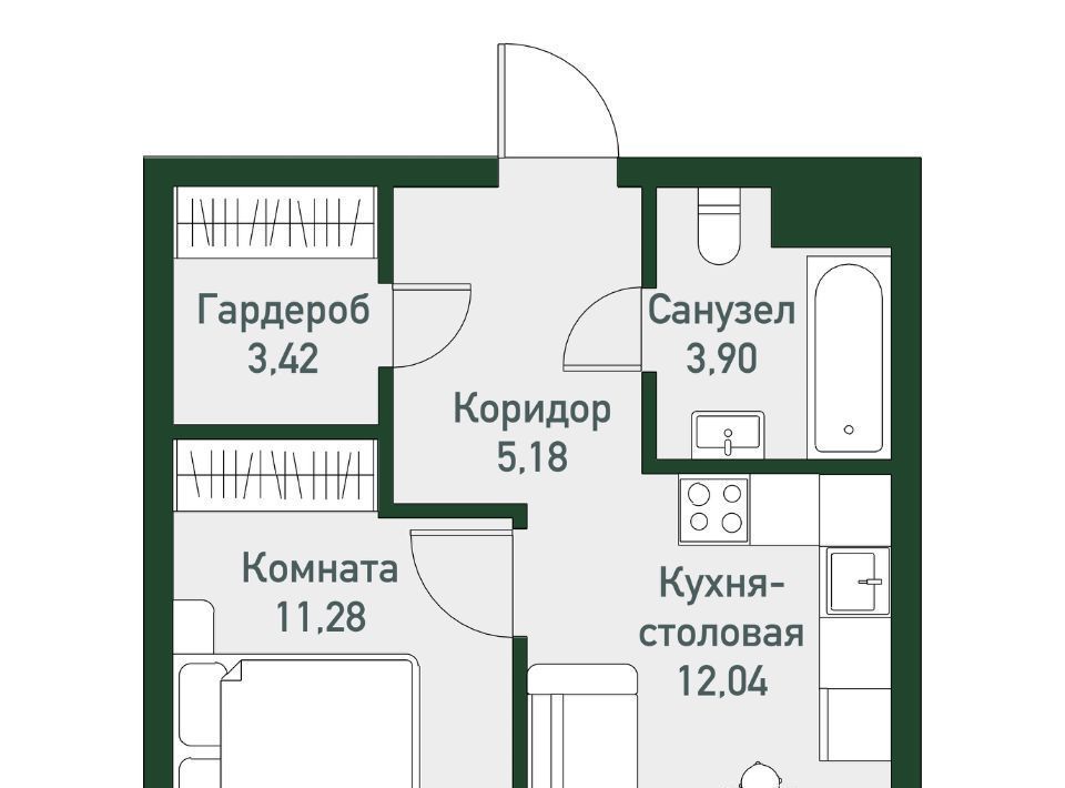 квартира р-н Сосновский п Западный р-н мкр Привилегия Кременкульское с/пос фото 1