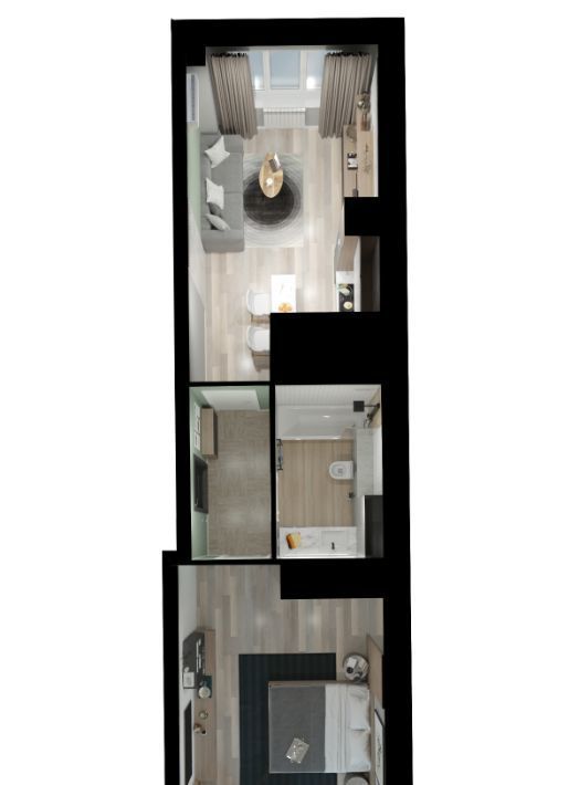 квартира г Астрахань р-н Кировский ул Калинина 39/23 фото 8