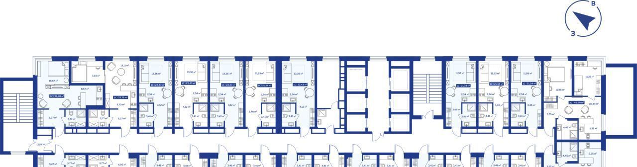 квартира г Новосибирск Октябрьская ул Кирова 113к/3 фото 3