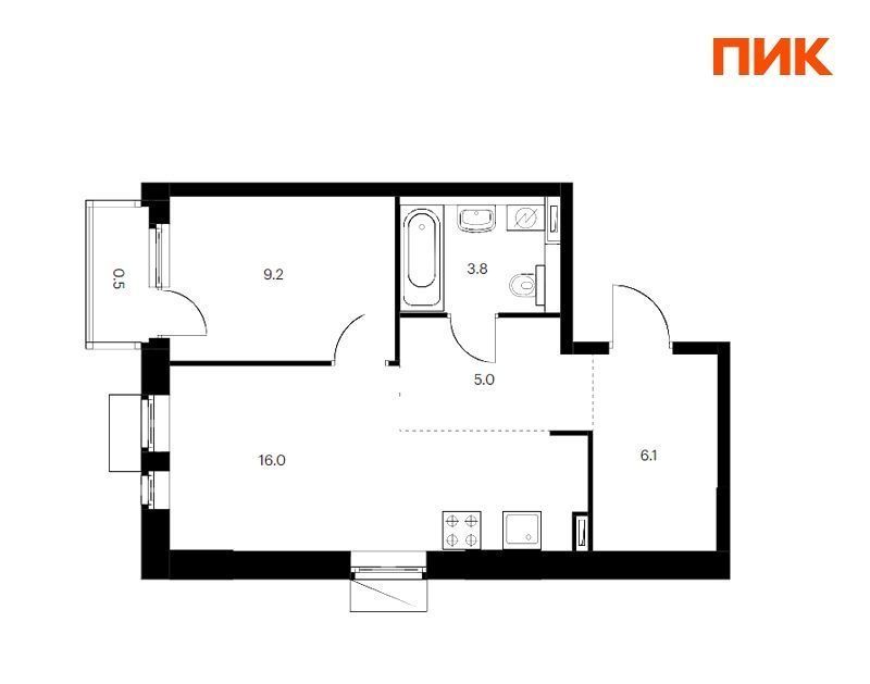 квартира г Обнинск 55-й микрорайон ЖК Московский квартал 4д фото 1