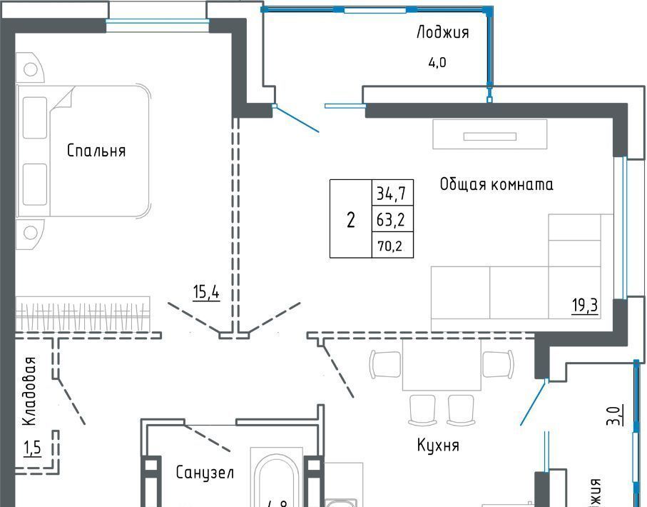 квартира г Уссурийск ул Александра Францева 40 фото 1