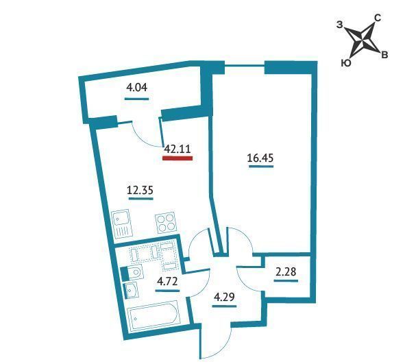 квартира р-н Всеволожский г Мурино ул Оборонная Девяткино, жилой дом фото 2