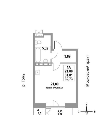 г Томск р-н Кировский тракт Московский 109бс/4 фото