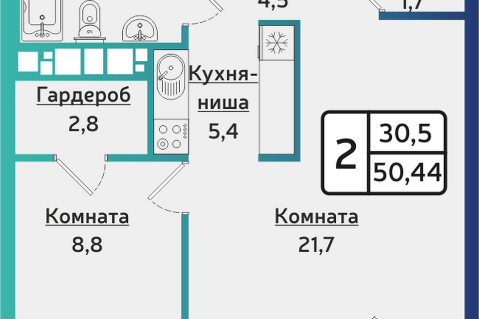 квартира г Ижевск р-н Устиновский Аэропорт ул Союзная 6гк/1 фото 1