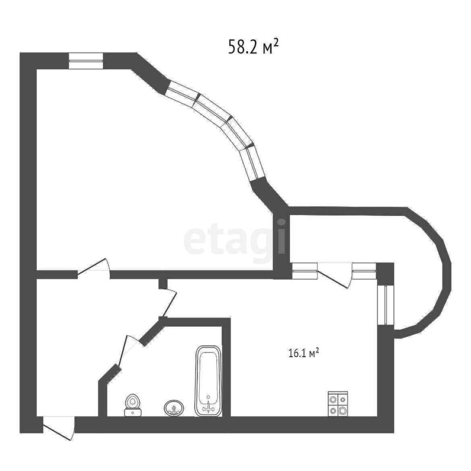 квартира г Кисловодск ул 8 Марта 37 8 Марта, 37 фото 14