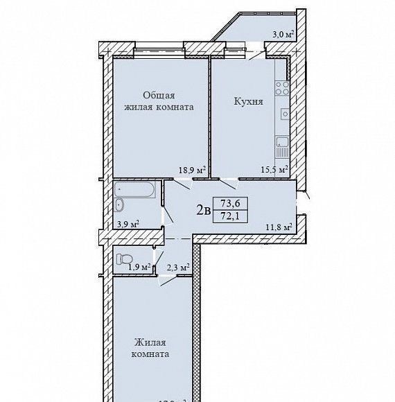 квартира г Тамбов р-н Октябрьский ул З.Космодемьянской 3 фото 8