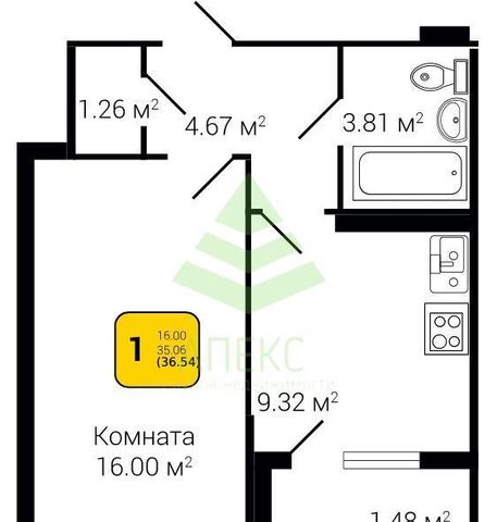 квартира г Воронеж р-н Коминтерновский ул Славы 7 пр-кт Московский ЖК Квартал 45 фото