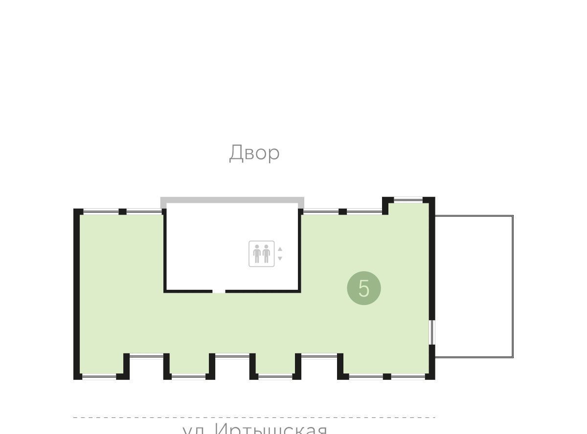 квартира г Тюмень р-н Центральный ЖК «Европейский квартал» с 34/11 фото 2