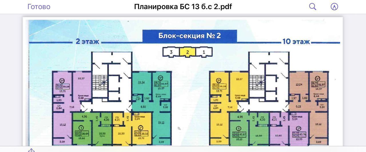 квартира г Оренбург р-н Дзержинский ул Рокоссовского 2 блок-секции 1 фото 2