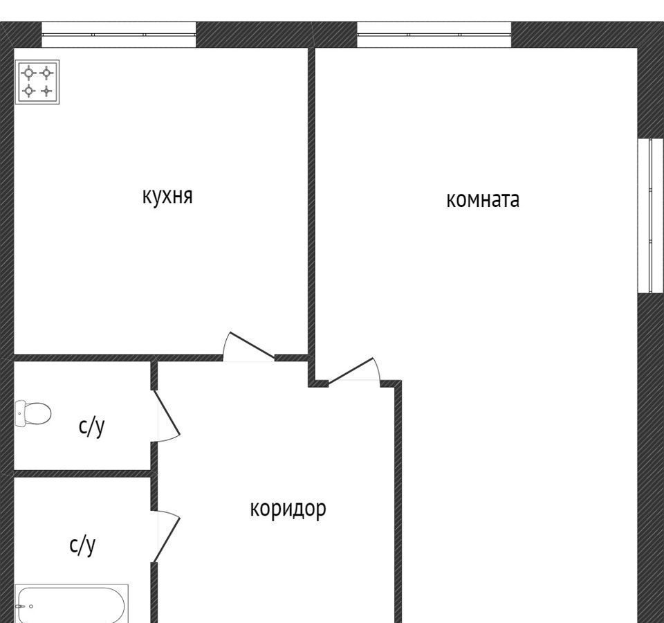 квартира г Сургут р-н Центральный ул 50 лет ВЛКСМ 4 Тюменская область фото 16