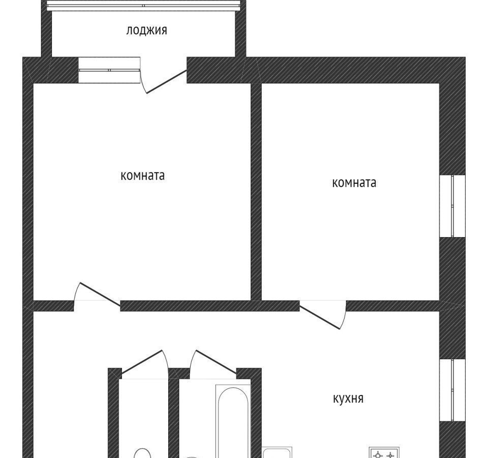 квартира г Курган Центральный ул Савельева 54 фото 26