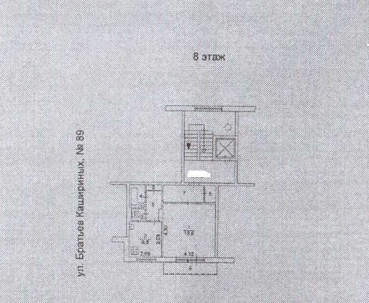 квартира г Челябинск р-н Калининский ул Братьев Кашириных 89 фото 14