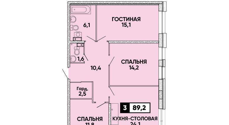 квартира г Ставрополь р-н Промышленный ЖК Кварталы 17/77 фото 1