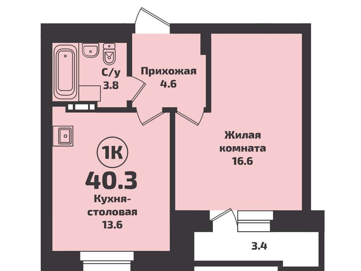квартира г Новосибирск р-н Калининский пр-кт Красный 804 ЖК «Infinity. Новый квартал на Родниках» фото 1