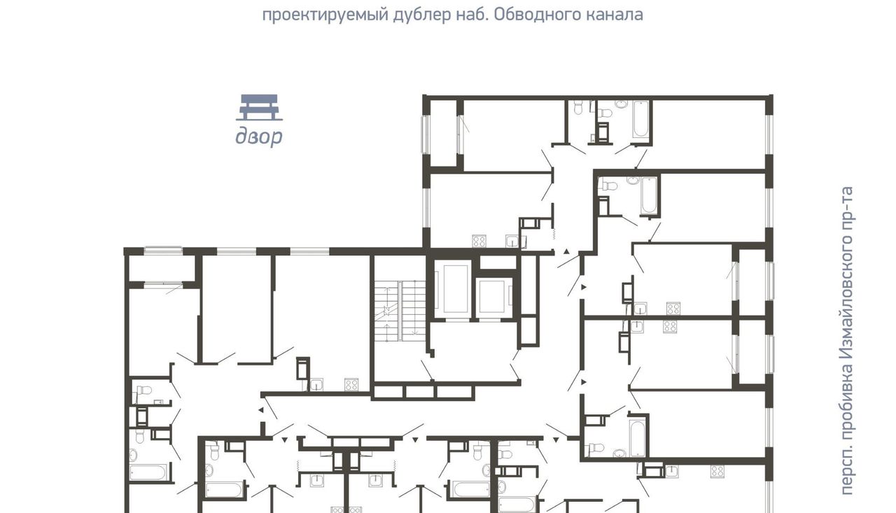 квартира г Санкт-Петербург метро Балтийская ЖК Галактика Измайловское муниципальный округ фото 2