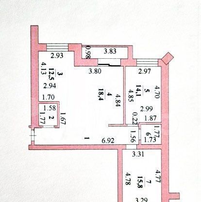 квартира г Липецк р-н Советский Сырский рудник ул Ангарская 23а фото 28