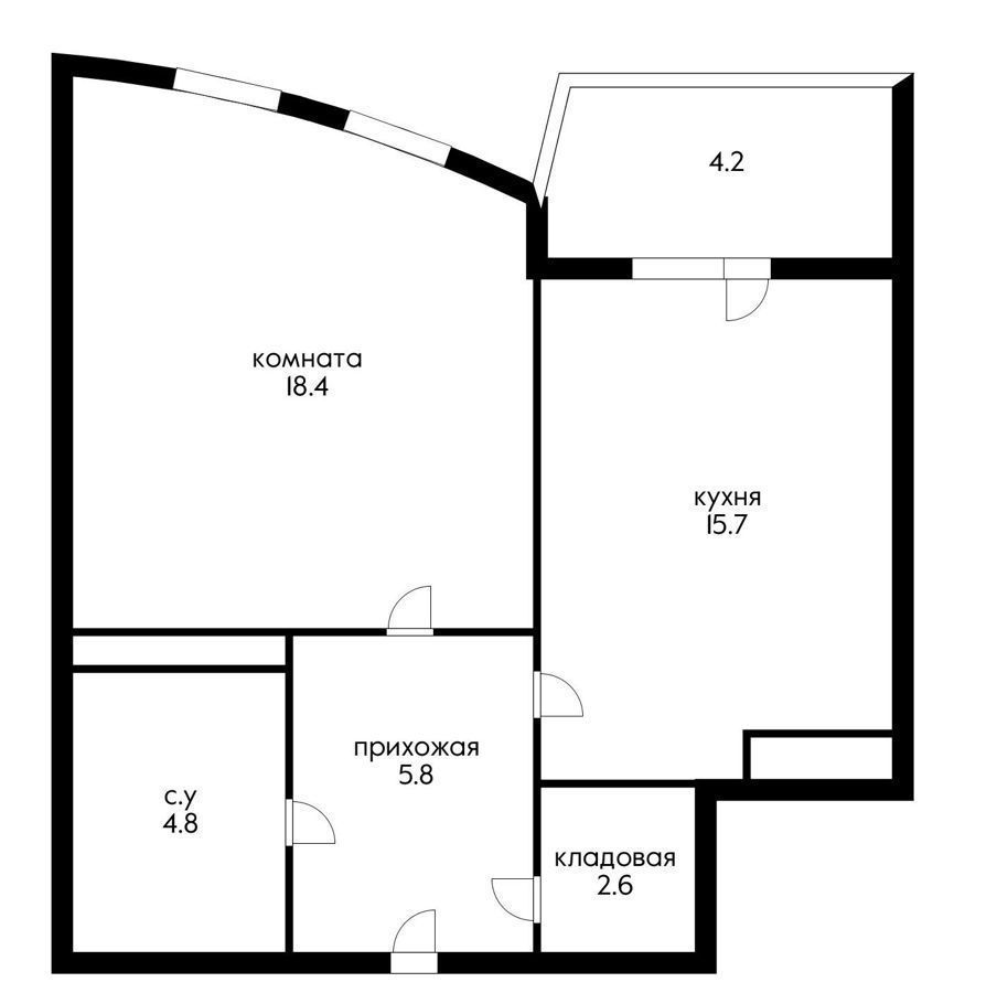 квартира г Краснодар р-н Прикубанский ул Черниговская 1 Прикубанский округ фото 6