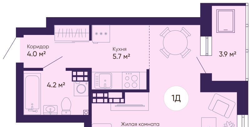 квартира г Екатеринбург р-н Железнодорожный Уральская Вокзальный пер Мельковский 4 ЖК Космос фото 1