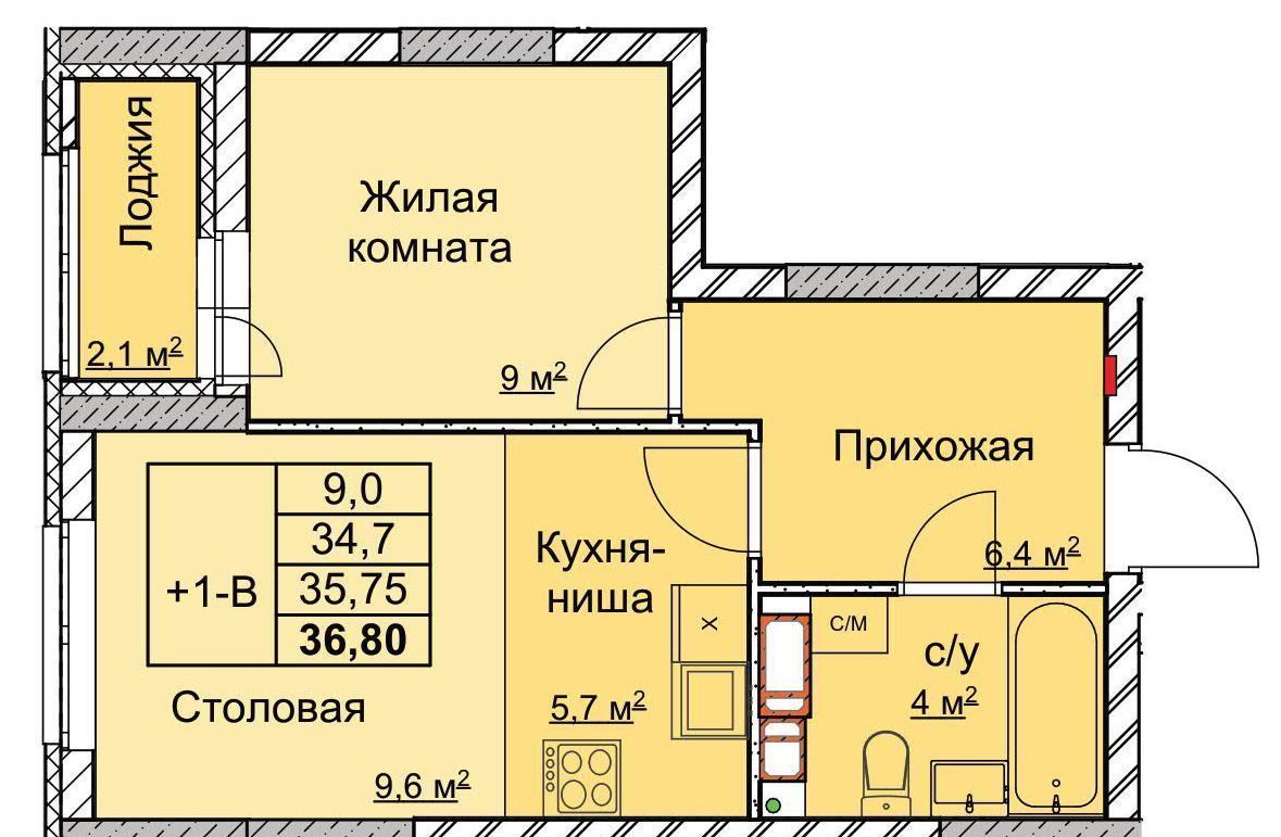 квартира г Нижний Новгород р-н Ленинский Заречная ул Профинтерна 2 фото 1