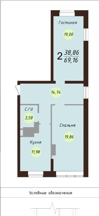 квартира г Ярославль р-н Красноперекопский пр-кт Московский 78 фото 1