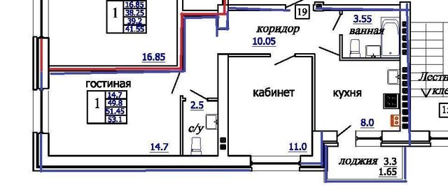 квартира г Невинномысск ул Кочубея 199 микрорайон 101, блок-секция 1 фото