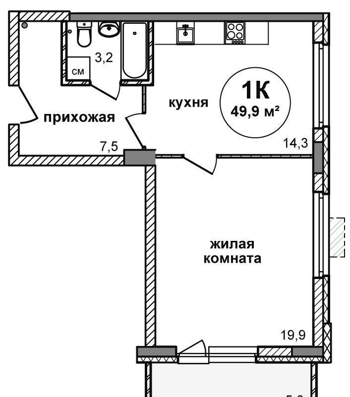 квартира г Нижний Новгород р-н Нижегородский ул Лысогорская 3 фото 1