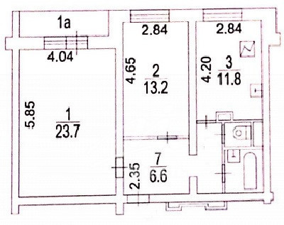 квартира г Москва метро Красный Балтиец пер 3-й Балтийский 6к/2 фото 18