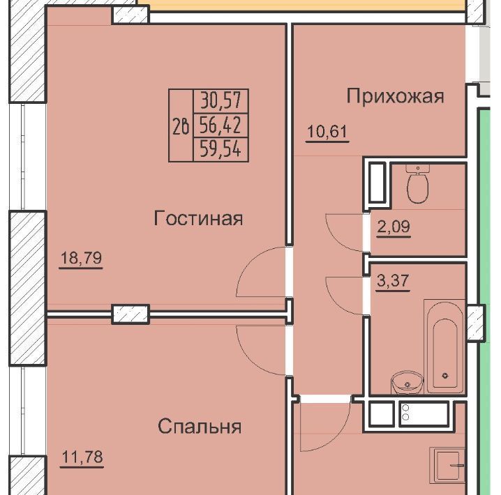 квартира г Якутск ул Красноярова 15 фото 1