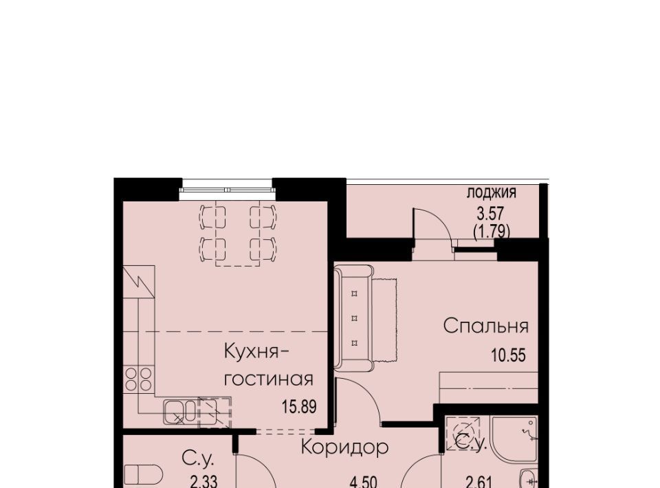 квартира р-н Всеволожский г Мурино ЖК Айди Мурино 2 Девяткино фото 1