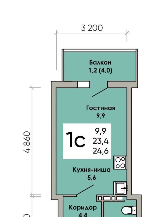 квартира г Пермь р-н Индустриальный ул Капитана Гастелло 6 фото 3