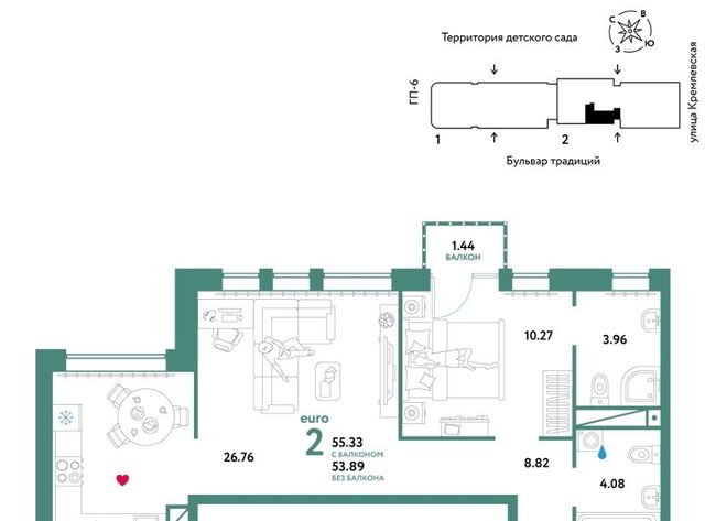 г Тюмень р-н Калининский ул Новоселов 103к/2 фото