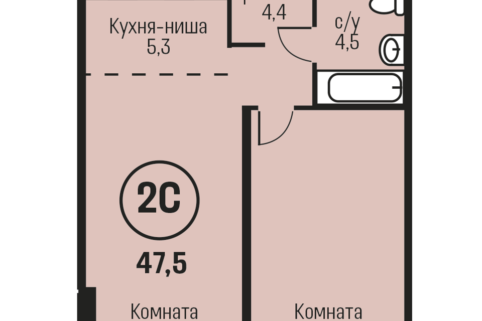 квартира г Барнаул р-н Индустриальный ул Сергея Семенова 27 фото 1