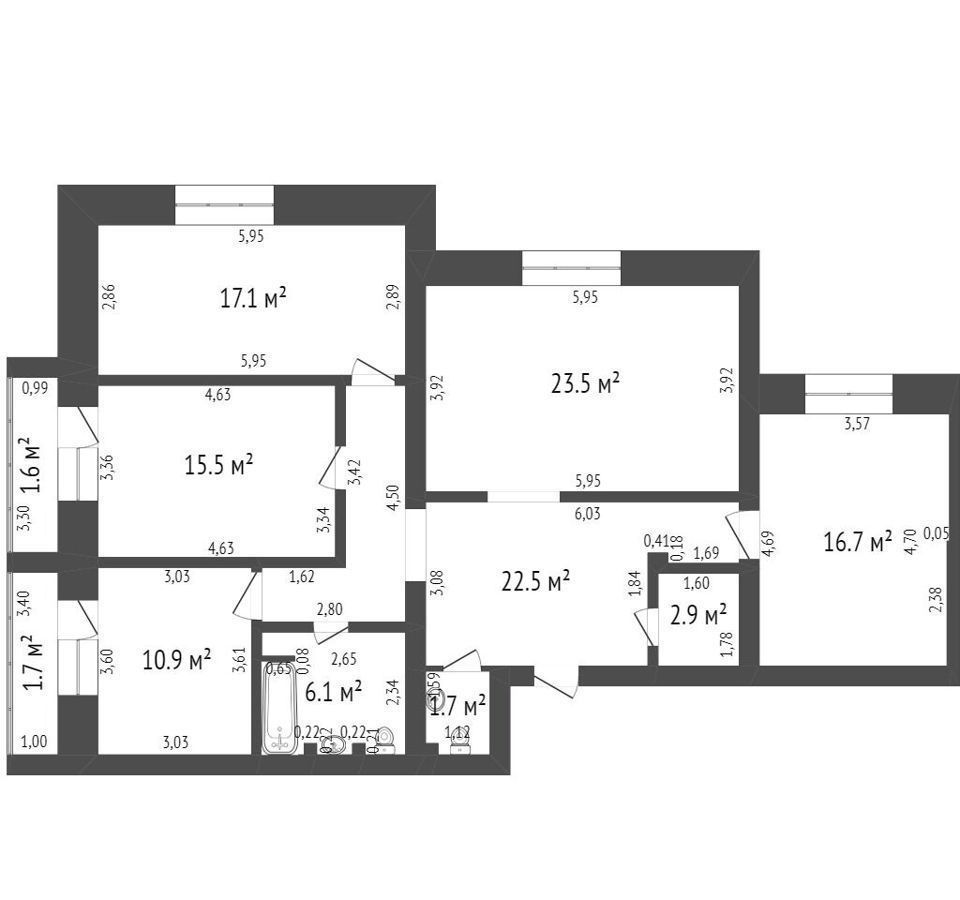 квартира г Стерлитамак Советский ул 23 Мая 24 фото 19