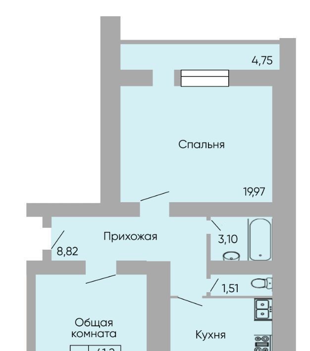 квартира г Ростов-на-Дону р-н Пролетарский ул Вересаева 103вс/1 фото 1