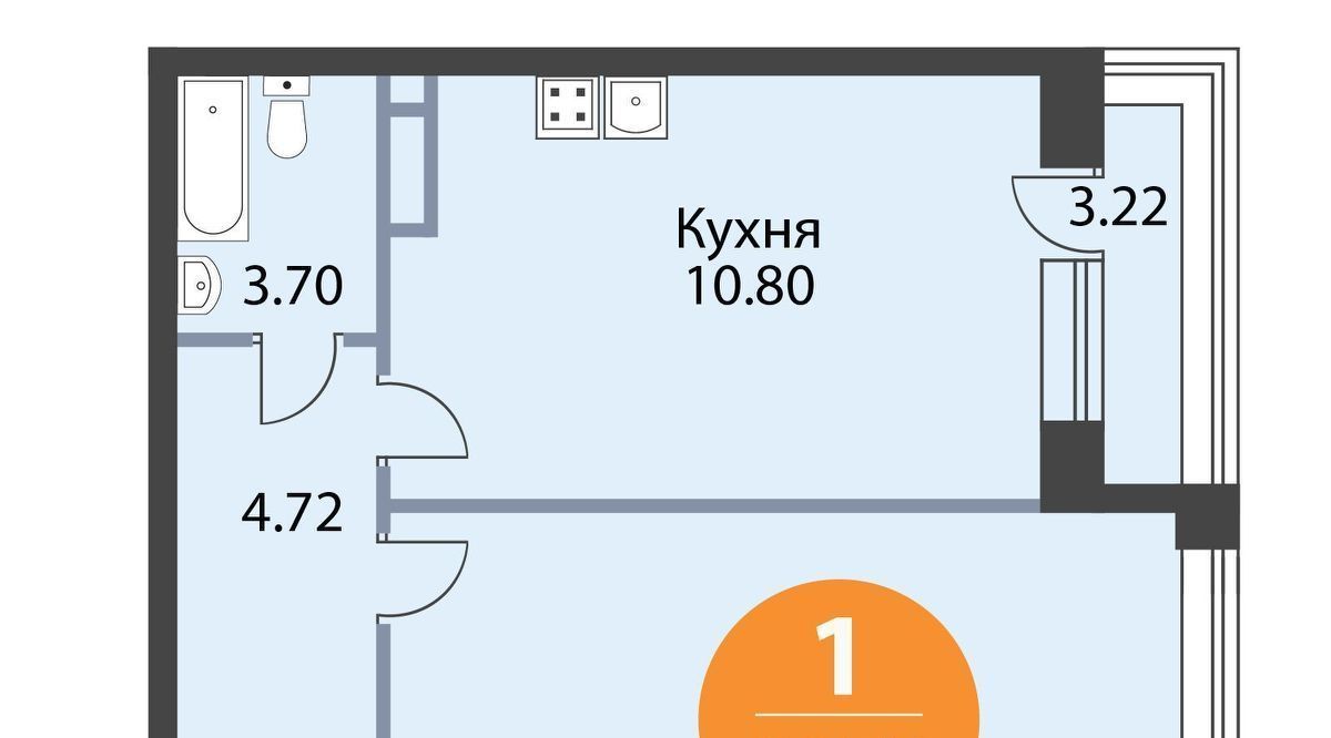 квартира р-н Всеволожский д Скотное ул Рождественская 2 Агалатовское с/пос, Парнас фото 1