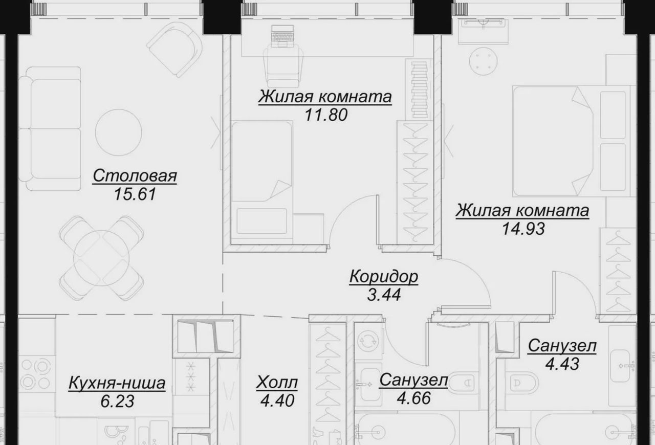 квартира г Москва метро Марьина Роща район Марьина роща фото 1