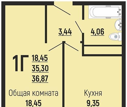 квартира г Краснодар р-н Прикубанский Славянский микрорайон ул Заполярная 39/8 фото 1